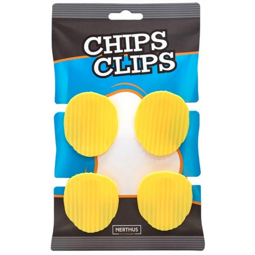 SET 4 PINZAS CIERRABOLSAS NERTHUS FIH 1257 CHIPS